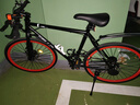 EG7死飞自行车成人山地车男实心胎活飞轻便单车超轻碟刹公路赛车女 顶配版-24寸备注颜色 实拍图