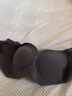ubras【断码特惠】钻石纱夹心软支撑背勾隐形无钢圈文胸罩小胸聚拢内衣 热可可色 S+ 70C-70D 实拍图