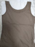 恒源祥背心青年女士舒适棉夏季吊带打底针织内搭无袖夏外穿休闲运动薄款 咖啡+椰果白 M 160建议体重70-90斤 实拍图