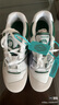 NEW BALANCE  NB550 官方板鞋男鞋女鞋情侣复古低帮百搭潮鞋休闲运动鞋 白色/浅灰/墨绿 BB550WT1 40.5 (脚长25.5cm) 实拍图