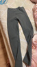 恒源祥秋裤女士高腰无痕打底棉毛裤秋冬双面磨毛修身保暖裤 深灰 实拍图