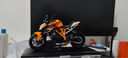 辰望良品摩托车KTM 杜卡迪模型1:12仿真合金机车模收藏摆件生日礼物送男生 KTM超级公爵+背景展示盒 实拍图