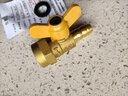 特路全铜加厚燃气阀门4分内丝外丝煤气阀天然气开关黄铜三通球芯阀门 B款：内丝尖嘴燃气阀【精铜】 实拍图