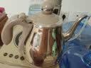 新功 茶具套装养生电茶壶304不锈钢电热水壶烧水壶配件（无底座） 1.0L全自动配壶701浅灰 实拍图