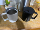 富光凡生保温杯咖啡杯办公保温茶杯带盖316不锈钢男女士带把手水杯 400ml绿色 实拍图