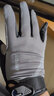 炫世柠檬 手套男户外登山攀岩防滑耐磨全指手套徒步爬山夏防晒运动骑行女 灰色  斜条纹    M 实拍图