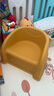 兔可图婴幼儿童塑料小凳子靠背椅加厚宝宝沙发餐椅小椅子防滑板凳洗澡凳 柠檬黄 1只【优质加厚PP材质】 实拍图