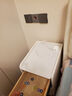 小型床头柜简约现代轻奢迷你床边柜卧室超窄极窄窄款小巧收纳柜 米白色【实木款】 30*40*50cm 实拍图