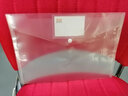 新时达 30个装文件袋透明文件袋塑料文件袋透明办公用品学生试卷收纳袋按扣试卷袋a4纽扣袋 【20个特厚】透明标签款 实拍图