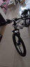 百士盾儿童自行车山地单车6-16岁以上学生减震双碟刹越野中小男女孩赛车 奢华版7速【三刀轮】黑蓝色 24寸丨适身高140-165丨 实拍图