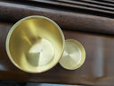鲁来聚好黄铜茶叶罐旅行便携密封罐个性创意茶叶存储罐中式小号茶具零配件 纯铜茶叶罐大号（禅字） 220ml 实拍图
