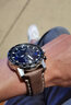 天梭（TISSOT）手表男速敢系列黑武士三眼石英男表运动男士腕表送男友送老公礼物 T125.617.16.041.00蓝盘棕带 实拍图