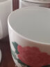 红官窑泡茶杯会议杯办公室茶杯大容量水杯带盖醴陵瓷器手绘陶瓷中式礼品 红芙蓉 600ml 1只 彩盒包装 实拍图