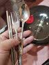 科德勒斯学生宿舍泡面日式寝室饭碗大容量 简蓝+筷叉勺 304款【大号两包量】 实拍图
