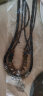 顶妃（DING FEI）欧美风森系复古木珠项链毛衣链波西米亚风多层叠戴度假风长款项链 深棕色 A26-105 晒单实拍图