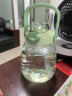 富光大肚杯大容量水杯壶瓶儿童学生塑料杯子高颜值吸管夏季耐高温便携 绿色1.2L【进口Tritan】耐高温 实拍图