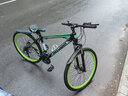 麦希（Macce）山地自行车男变速越野单车公路赛车学生大人女成人通勤车 彩圈-豪华版黑绿辐条轮 26寸21速【建议身高160-180cm】 实拍图