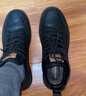 红蜻蜓男鞋休闲鞋2025冬季皮鞋新款百搭经典板鞋男士轻奢商务黑色鞋子男 黑色加绒款（7702T） 41 实拍图