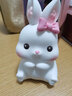 优乾图兔子小夜灯拍拍灯男女孩充电小夜灯卧室氛围生日礼物伴手礼 白色萌萌兔【拍拍灯+充电款】 实拍图