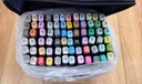 法卡勒（FINECOLOUR）一代马克笔标准通用72色套装双头油性酒精性画笔学生绘画上色笔专业手绘笔美术写生水彩笔美育 实拍图