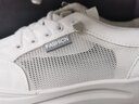 网状小白鞋2025新款网面透气鞋超轻薄百搭春夏运动鞋 灰色网面 升级款 显瘦版型 41 实拍图