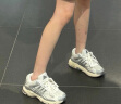 阿迪达斯 （adidas）男女鞋 24夏季新款老爹鞋缓震跑步运动鞋三叶草经典复古休闲鞋 IE1117/灰/浅绿 36.5 晒单实拍图