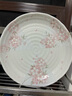 美浓烧 日本进口陶瓷 樱花陶瓷餐具米饭碗 家用日式蒸鱼 9.5英寸平盘【24.2CM*2.7CM】 实拍图