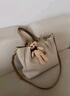 塔驰密司 新年包包品牌奢侈单肩斜挎包女士七夕情人节送女友老婆生日礼物 米白色 实拍图