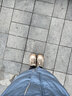 回力女鞋休闲鞋女厚底透气款老爹鞋百搭春季黑色潮流运动韩版鞋子女 黑色【皮面】超轻 39 实拍图