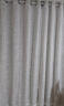金蝉 窗帘免打孔窗纱现代简约北欧卧室客厅阳台伸缩杆窗纱简易帘 丝缕-白色【含伸缩杆】 适用宽1.1-1.6米窗帘1.2*2.0两片 实拍图