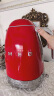 SMEG斯麦格 意大利复古电热水壶不锈钢1.7L 烧水壶保温 恒温电水壶KLF04 魅惑红 1.7L 实拍图