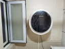大宇（DAEWOO）壁挂洗衣机 全自动变频3KG滚筒 彩屏WiFi智联 高温煮洗 升级款星云系列 DY-BGX07 皎月白 实拍图
