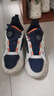 361°童鞋 儿童跑鞋25冬季男中大童旋钮扣革面回弹运动鞋 蓝 35 实拍图
