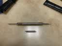 istrap真皮表带男女士鳄鱼纹牛皮适用天梭浪琴美度西铁城卡西欧dw精工海鸥飞亚达阿玛尼手表带力洛克表链 黑色同色线丨玫金针扣 与表盘接口宽度16mm 实拍图
