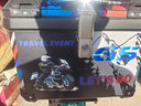 MTN55L 70L大容量摩托车尾箱 防水防盗pp塑料外卖箱通用电动车后备箱 70L黑山川尾箱 标配（缓震底座+螺丝包） 实拍图