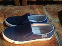 回力官方男鞋一脚蹬帆布鞋男春夏季轻便老北京布鞋休闲女鞋懒人鞋子男 黑色【加绒款】 42 实拍图