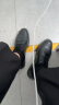 宜驰（EGCHI）皮鞋男士商务休闲正装英伦耐磨舒适通勤鞋子男 1618 黑色 40 晒单实拍图