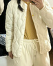 雅鹿2025新款洋气儿童羽绒内胆男童女童中大童学生轻薄羽绒服内胆内穿 白色 170cm 实拍图