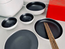 開鴻（KAIHONG）日式ins网红餐具碗碟套装家用简约碗盘北欧高颜值碗具盘餐具套装 套装一（11件套） 实拍图