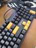双飞燕（A4TECH） 血手幽灵S510真机械键盘有线游戏轻音霓虹混彩背光宏编程104键带双拼色键帽 S510段落感青轴清脆无光版 实拍图