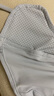 无印良品（MUJI）男女通用 防紫外线 凉感口罩 防晒 夏季遮阳无性别 男式女式  灰色 长26.5*宽12.5cm 实拍图