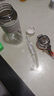 TKK运动水杯男大容量健身水壶耐高温tritan塑料泡茶杯子儿童学生水瓶 电光白850ml【直饮+吸管+茶隔】 实拍图