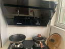 美的（Midea）【高性价比】家用抽油烟机21立方大吸力侧吸式挥手控制自动清洗燃气灶具厨房套装家电排烟机JN205 天然气套装【油烟机+大火力灶4.8KW】 实拍图