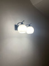 自由亮 led壁灯卧室床头灯现代简约创意卧室壁灯客厅过道楼梯墙壁灯 B款双头经典黑:送10W三色LED灯泡 实拍图
