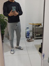战浩【2件】纯棉长袖T恤男春秋圆领纯色中青年宽松大码打底衫重磅秋衣 白色+黑色 S 建议【85-105斤】 实拍图