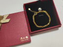 周六福（ZLF）520礼物  足金999手链女款黄金凤尾链 计价 16+2cm尾链 - 4.87g 实拍图
