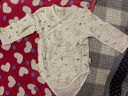 童泰婴儿连体衣新生儿衣服包屁衣春秋纯棉宝宝长袖爬服2件装卡其 80cm 实拍图
