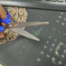 得力(deli)3把170mm中号剪刀（2黑1蓝）办公生活家用手工剪纸刀 办公用品 33306 实拍图