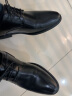 卡帝乐鳄鱼（CARTELO）英伦牛皮商务正装休闲男士低帮系带皮鞋男2511 黑色 增高版 43 实拍图