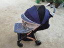 宝宝好QZ1婴儿推车轻便高景观可坐可躺便携式儿童推车免安装可上飞伞车 QZ1PRO -牛仔蓝 实拍图